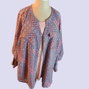 CROFT & BARROW OVERSHIRT along with CATO LONG SLEEVE TSHIRT (26/28W)